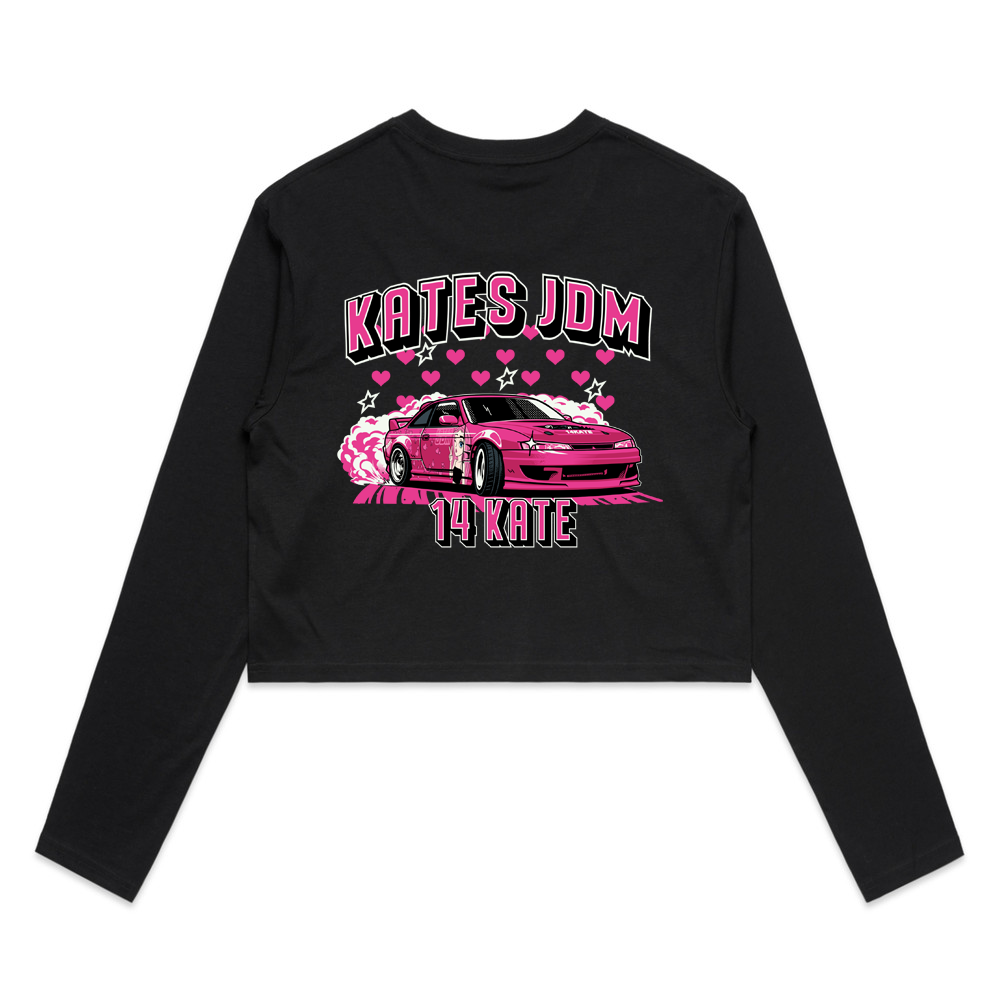 KATESJDM Long Sleeve Crop - PREORDER ONLY